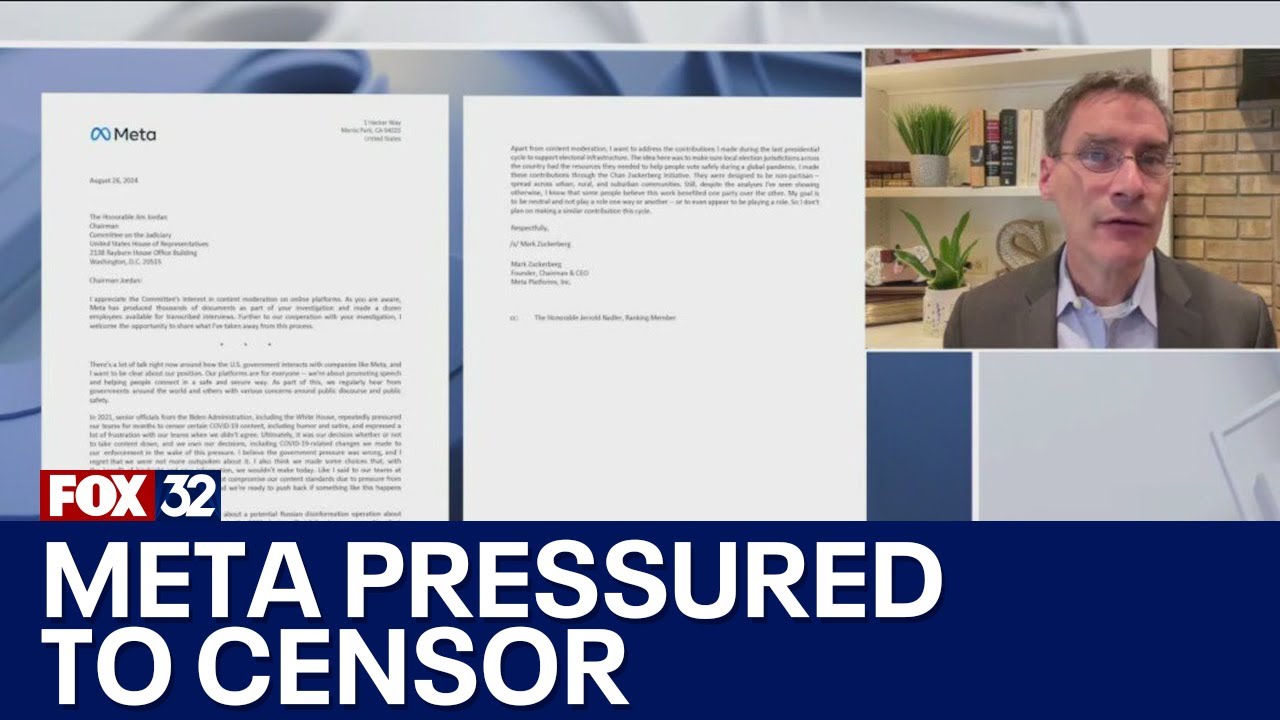 Law professor weighs in on Zuckerberg's claims of pressure from White House