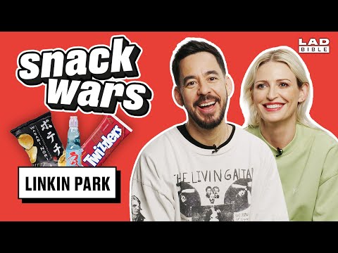 Linkin Park's Mike Shinoda and Emily Armstrong Try Japanese & American Food | Snack Wars