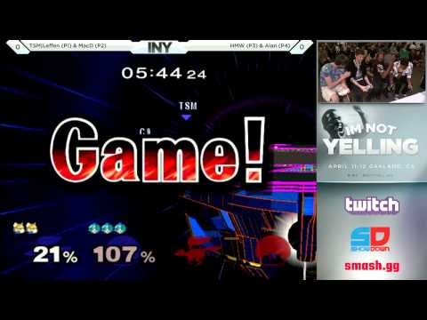INY Day 1 - Teams - Winner Quarterfinals: TSM|Leffen & MacD vs HMW & Alan