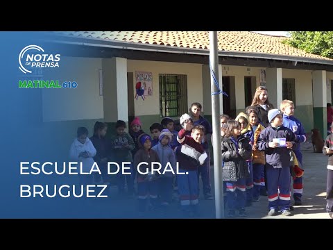 Visitamos la Escuela de Gral. Bruguez en el departamento de Presidente Hayes.