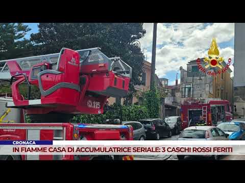 Cava de' Tirreni. In fiamme casa di accumulatrice seriale: 3 caschi rossi feriti