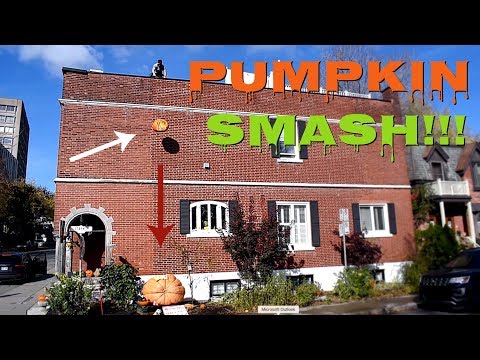 SMASHING A 1,200 POUND HALLOWEEN PUMPKIN!!! [Viva Frei Halloween Vlog]