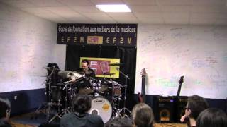 Damien Schmitt Drum Solo (complet) - EF2M novembre 2011