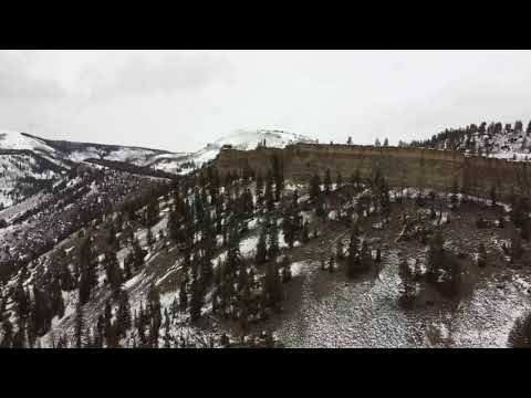 Flying a ridge line in Colorado