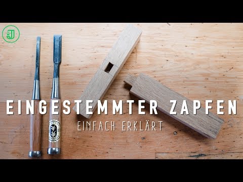 Unsichtbare Schlitz- und Zapfenverbindung | Holzverbindungen einfach erklärt | Jonas Winkler