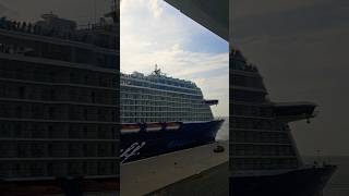 Mein Schiff 3 Horn Nebelhorn Typhon TUI Cruises Auslaufen Bremerhaven #horn #meinschiff