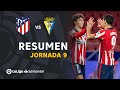 Resumen de Atlético de Madrid vs Cádiz CF (4-0)
