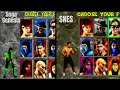 Mortal Kombat II Genesis VS SNES