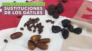 SUSTITUCIONES DE LOS DÁTILES | Cómo sustituir los dátiles para endulzar| Recetas saludables dulces
