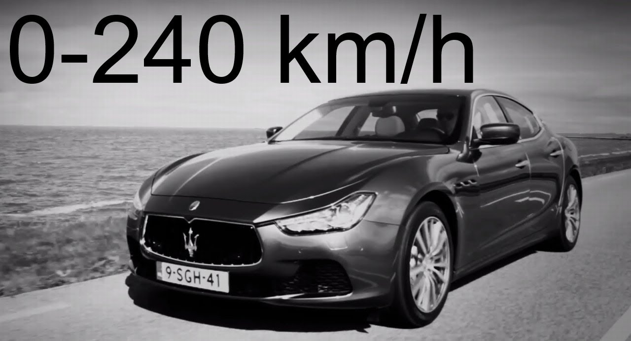 Maserati Ghibli S 0-240 km/h
