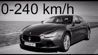 Maserati Ghibli S 0-240 km/h