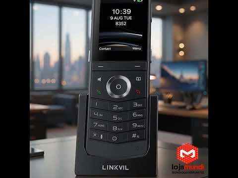 Video do produto Telefone IP Sem Fio Fanvil W611W Wi-Fi 6, IP67, Bluetooth 5.0 e 4 Linhas SIP