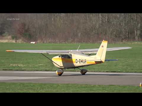 Cessna 175A Skylark D-EHUF Teuge Airport 26 Feb 2022