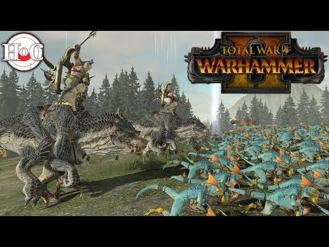 Lizardmen vs High Elves - Total War Warhammer 2 - Online Battle 38
