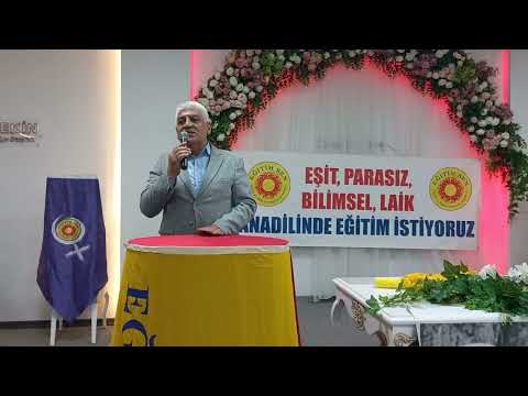 Tüm Bel-Sen Genel Başkanı Erdal Bozkurt, Adana Eğitim Sen'in Öğretmenler Günü Etkinliğinde Konuştu.