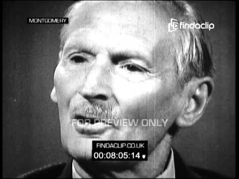 Bernard Levin Interviews Field Marshal Lord Bernard Law Montgomery aka "Monty" TX 24/01/1966