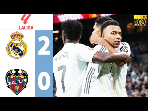 Real Madrid vs Levante 2-0 All Goals vs Highlights 2026 HD