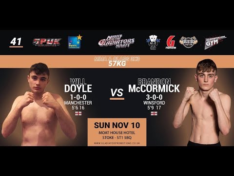 GPUK Night of the Gladiators 41 - Will Doyle vs Brandon McCormick