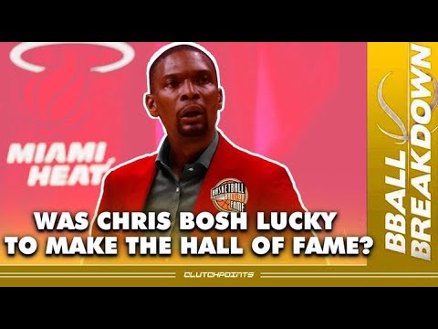 Баскетбол Was Chris Bosh Lucky To Get In To The Hall Of Fame?