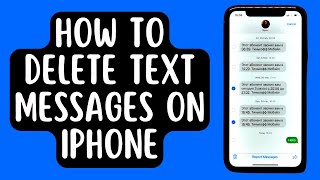 How to Delete Text Messages on iPhone [2022] Works on iPhone 13