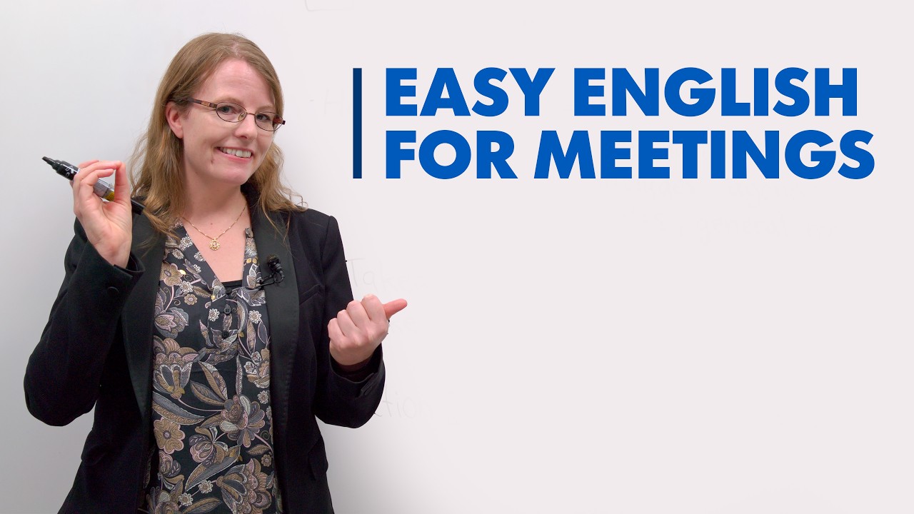 My Top Tips for LISTENING & SPEAKING in English Work Meetings