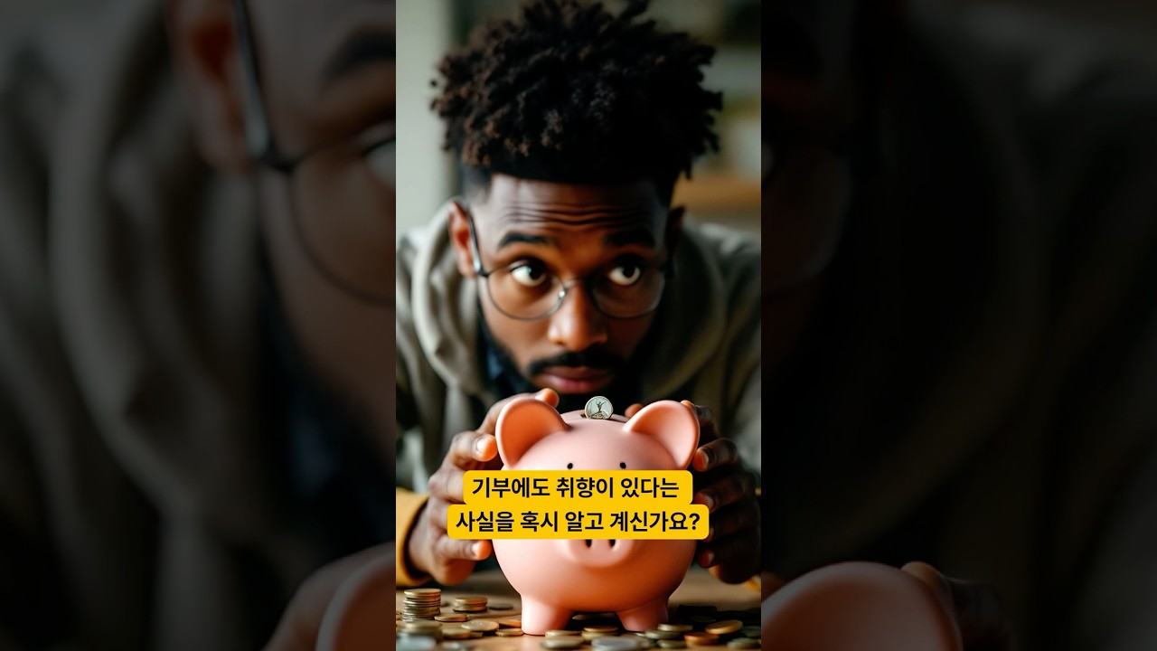 기부에도 취향이 있다? 🤔