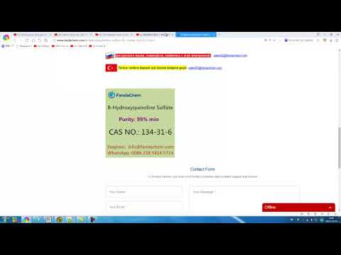 8 Hydroxyquinoline Sulfate 134 31 6 Oxyquinoline Sulfate Hydroxyquinoline Sulfate