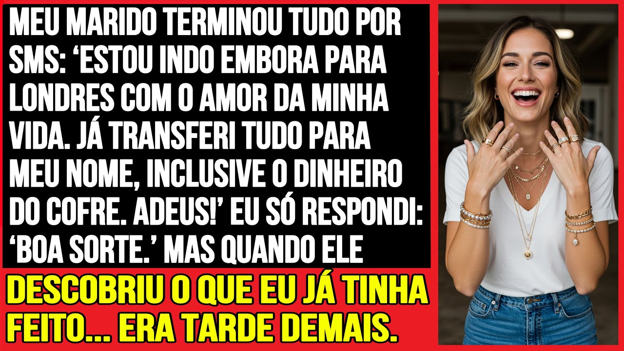 Meu marido terminou tudo por SMS: 'Estou indo embora para Londres com o amor da minha vida!