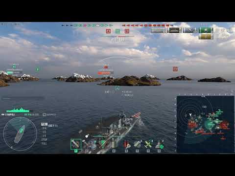 World of Warships - Napoli 6 kills - 3371 bxp - 253k dmg