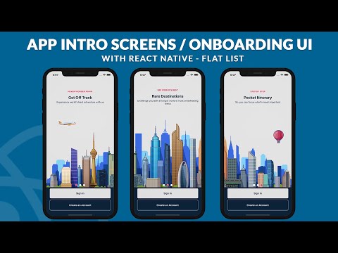 Intro / Onboarding Screens with FlatList - React Native