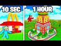 10 Seconds Vs 1 Hour MCDONALDS Build Challenge