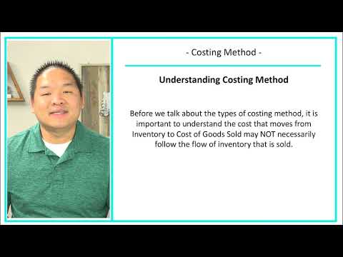 YouTube video about Costing methods and the importance of choosing the correct one