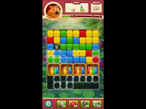 Toon Blast Level 3255 - NO BOOSTERS 🐻🐺🐱 | SKILLGAMING ✔️