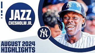 Jazz Chisholm Jr. August 2024 highlights (INSTANT IMPACT with the Yankees!)