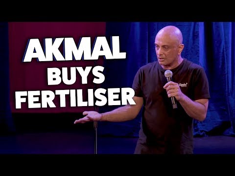 Akmal Buys Fertiliser at Bunnings