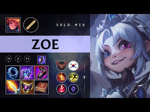 Zoe Mid vs Kassadin - KR Grandmaster Patch 26.02