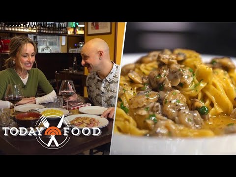 Giada De Laurentiis Makes Pasta at Famous Restaurant in Milan