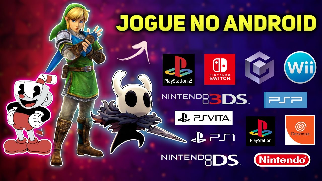 MELHORES EMUL4DOR3S DE CADA CONSOLE PARA CELULAR ANDROID