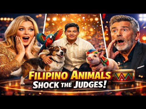 Unbelievable Animals Take Over the AGT Stage | Filipino Talent Shocks Simon Cowell in Manila