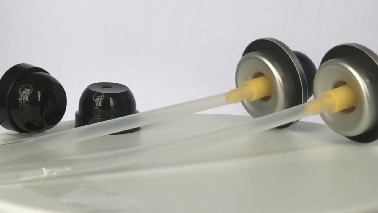 Aerosol Deodorant Spray valve with actuator