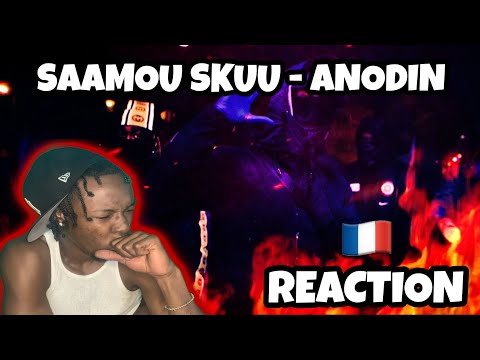 FRENCH DRILL TAKEOVER! Saamou Skuu - Anodin (Clip Officiel) REACTION