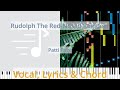 🎹Chord & Lyrics, Rudolph The Red-Nosed Reindeer, Patti Page, Synthesia Piano