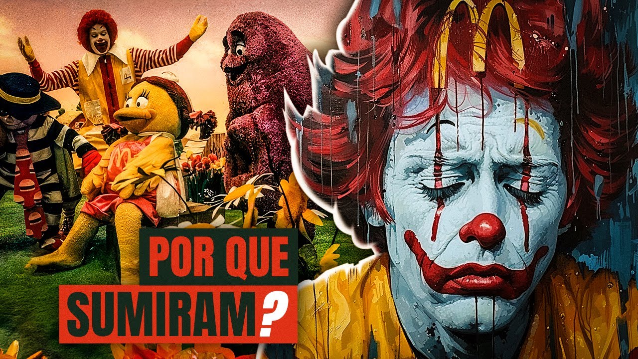 O VERDADE MACABRA POR TRÁS DO SUMIÇO DO RONALD MCDONALD E SUA TURMA