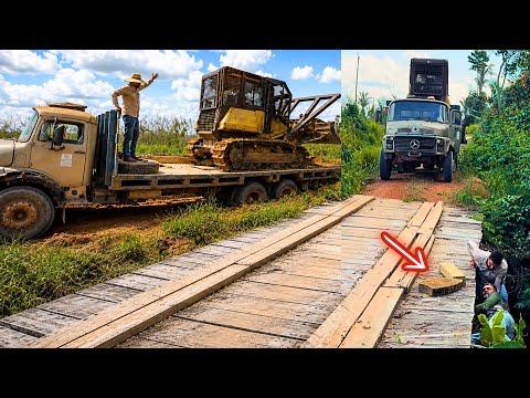 TIVEMOS QUE RETIRAR O TRATOR DA FAZENDA NOVA 😱 O CAMINHÃO CORREU RISCO DE TOMBAR‼️