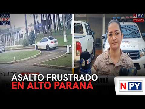 Asalto frustrado en Alto Paraná