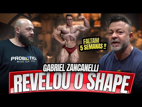 GABRIEL ZANCANELLI REVELA O SHAPE FALTANDO 5 SEMANAS PARA A COMPETIÇÃO !!!