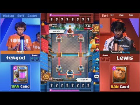 클래시로얄 리그 아시아 - 2주 3일차 PONOS Sports vs DetonatioN Gaming set1