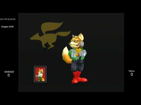 GSS 94 SSBM - GWM420 (Fox, Falco) vs. Tartox (Green Fox) - Melee WQF