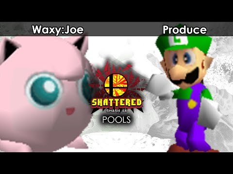 Smash 64: YAK_ON_MY | Waxy:Joe (Jigglypuff) V Produce (Luigi/Ness) - Shattered 117 Tournament SSB64