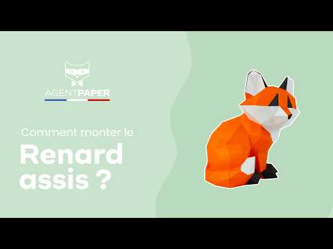 Petit renard assis  - vidéo de présentation